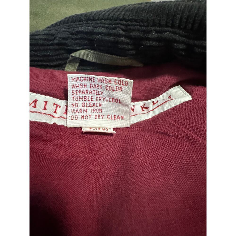 Smith & Hawken Olive Green Barn/Work/Chore Coat Corduroy Collar Men’s Large - Picture 7 of 8
